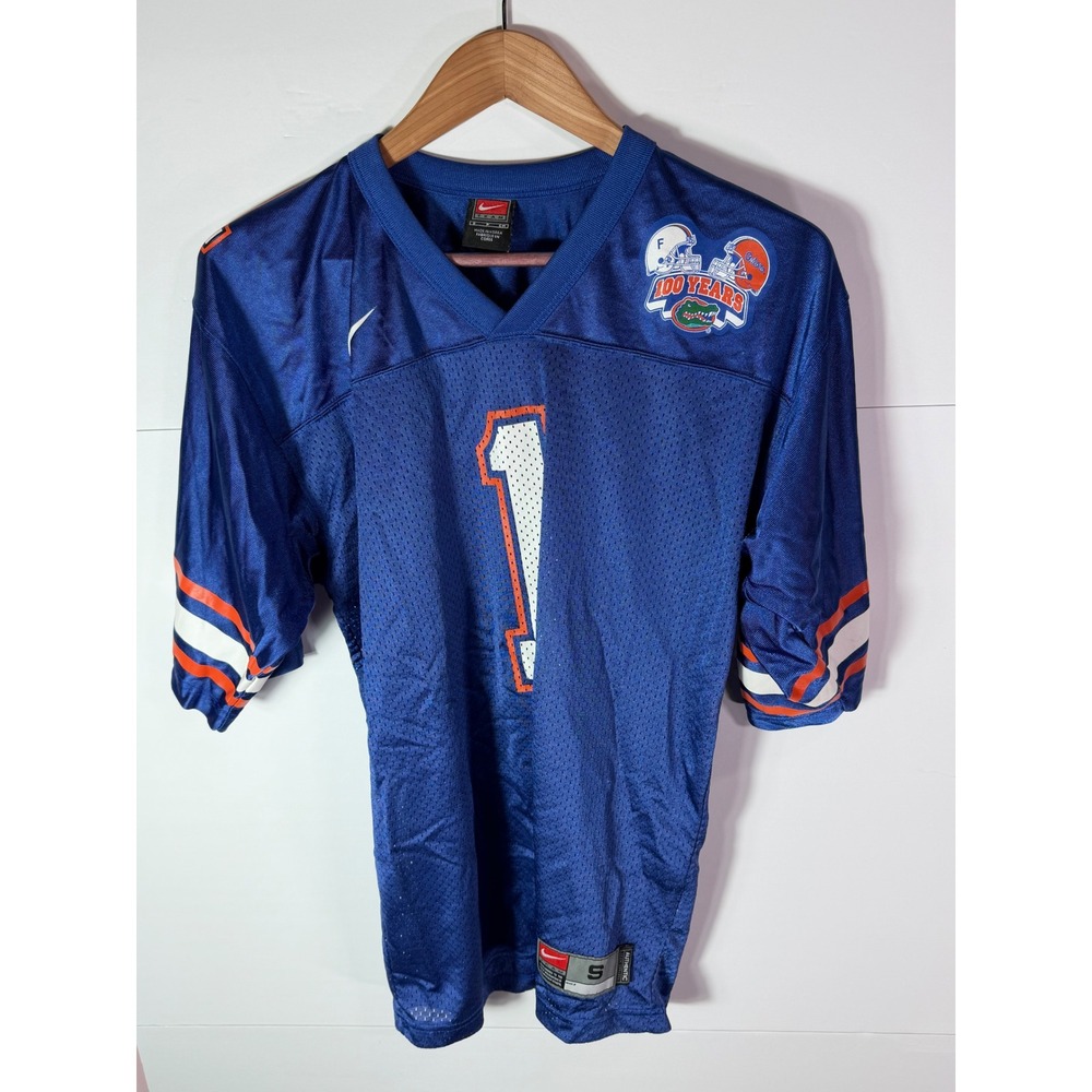 Nike Florida Gators Jersey Blue 100 Years Patch Football Mens Small #1